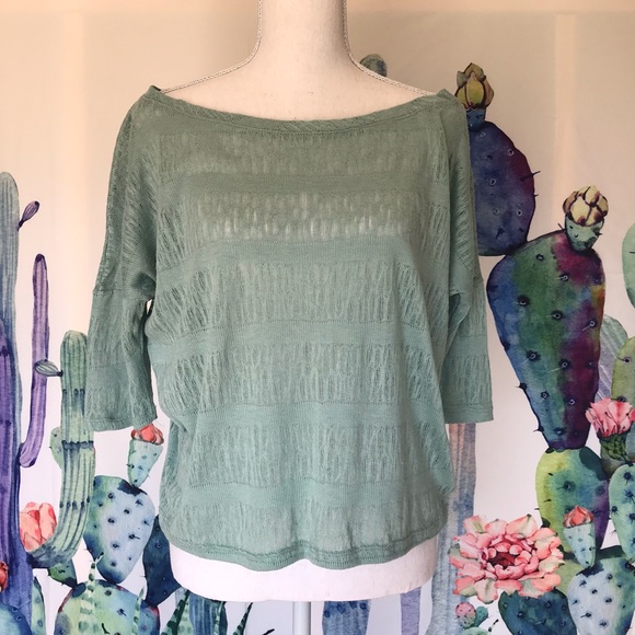 Sheer Off the Shoulder Top - Picture 1 of 5